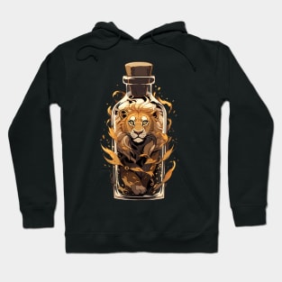 lion in a bottle Hoodie